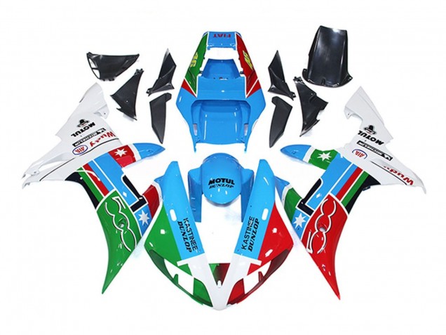 500 Azul Claro 02-03 Yamaha R1 Carenados Moto 500 Azul Claro 02-03 Yamaha R1 Carenados Moto