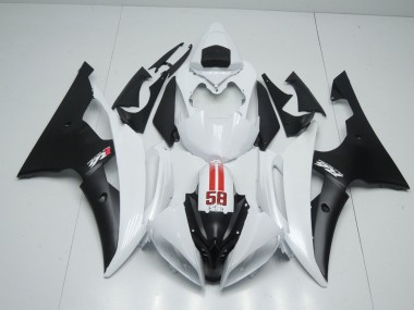 Compra 58 Sic Blanco & Negro 08-16 Yamaha R6 Carenados Moto