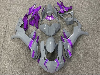 Compra Acentos En Gris Nardo & Morado 15-19 Yamaha R1 Carenados Moto