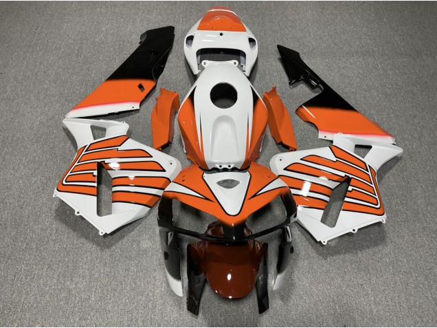 Alas Naranjas & Blancas 05-06 Honda CBR600RR Carenados Moto Alas Naranjas & Blancas 05-06 Honda CBR600RR Carenados Moto