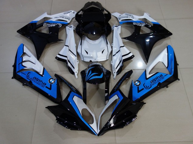 Alien Azul & Blanco 09-14 BMW S1000RR Carenados Moto