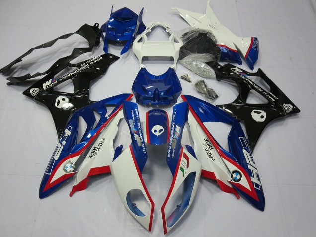 Alienígena Azul & Blanco 09-14 BMW S1000RR Carenados Moto Alienígena Azul & Blanco 09-14 BMW S1000RR Carenados Moto