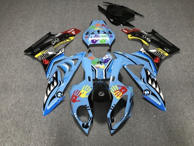 Compra Alienígena Azul & Blanco 09-14 BMW S1000RR Carenados Moto