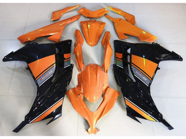 Amanecer Naranja & Negro 13-18 Kawasaki Ninja 300 Carenados Moto Amanecer Naranja & Negro 13-18 Kawasaki Ninja 300 Carenados Moto