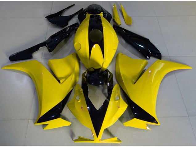 Amarillo Brillante & Negro 12-16 Honda CBR1000RR Carenados Moto Amarillo Brillante & Negro 12-16 Honda CBR1000RR Carenados Moto