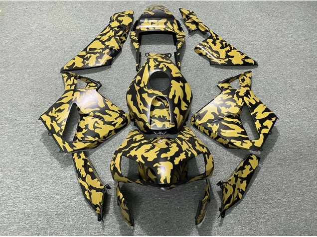 Amarillo Camuflaje 03-04 Honda CBR600RR Carenados Moto Amarillo Camuflaje 03-04 Honda CBR600RR Carenados Moto