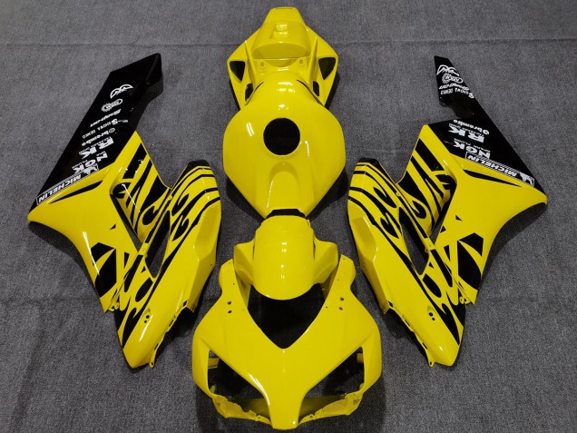 Amarillo Negro Llama 04-05 Honda CBR1000RR Carenados Moto Amarillo Negro Llama 04-05 Honda CBR1000RR Carenados Moto
