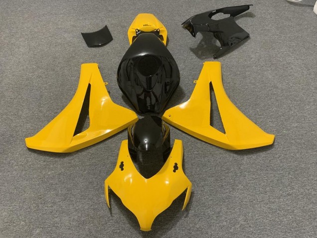 Amarillo Perla & Negro 08-11 Honda CBR1000RR Carenados Moto