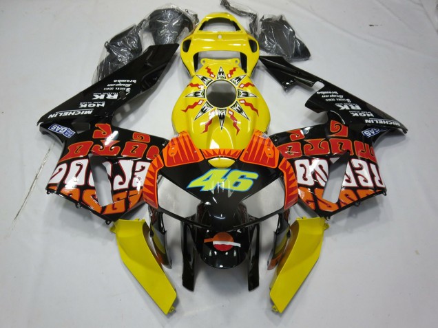 Amarillo Rossi 05-06 Honda CBR600RR Carenados Moto Amarillo Rossi 05-06 Honda CBR600RR Carenados Moto