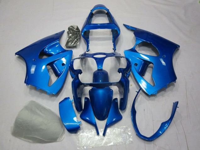 Azul 00-02 Kawasaki ZX6R Carenados Moto Azul 00-02 Kawasaki ZX6R Carenados Moto