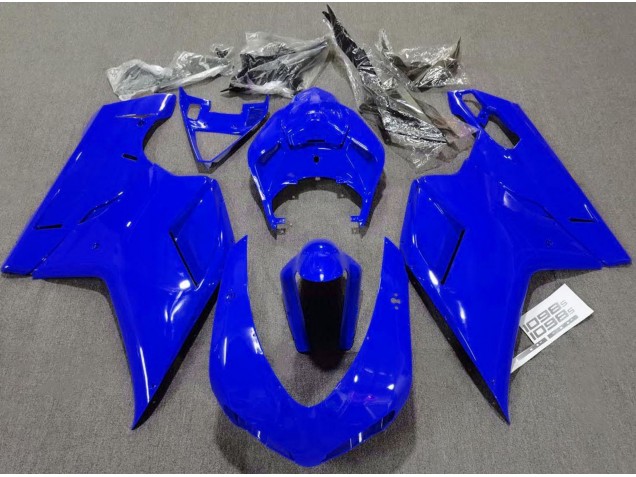 Azul Brillante Liso 07-14 Ducati 848 1098 1198 Carenados Moto Azul Brillante Liso 07-14 Ducati 848 1098 1198 Carenados Moto