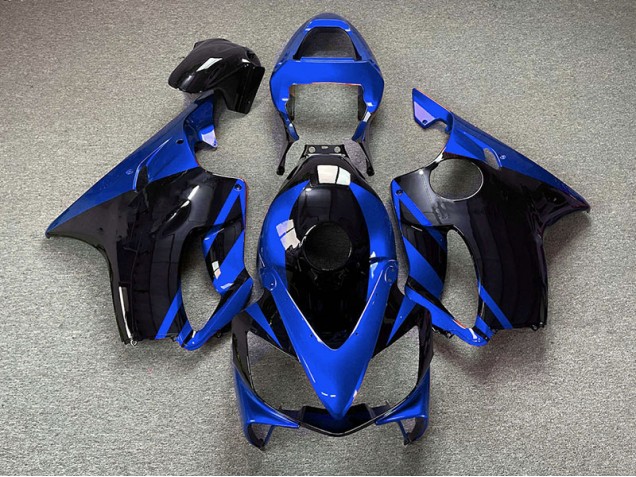 Azul Brillante & Negro 01-03 Honda CBR600 F4i Carenados Moto