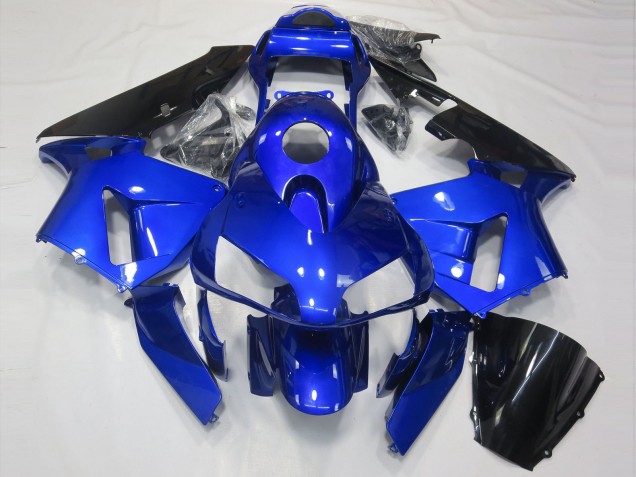 Azul Brillante & Negro 03-04 Honda CBR600RR Carenados Moto Azul Brillante & Negro 03-04 Honda CBR600RR Carenados Moto