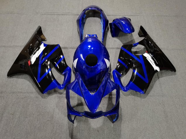 Azul Brillante & Negro 04-07 Honda CBR600 F4i Carenados Moto
