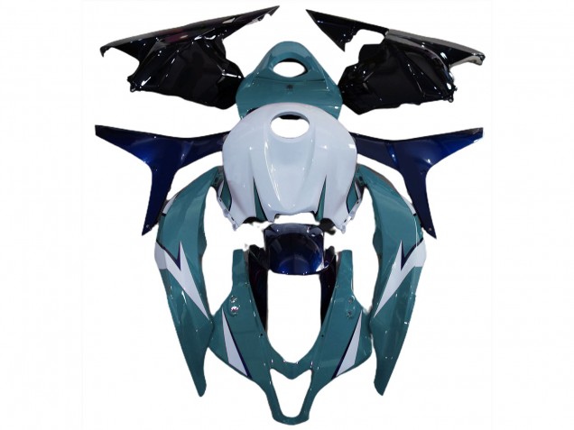 Azul Claro Brillante & Azul 09-12 Honda CBR600RR Carenados Moto
