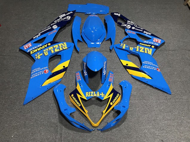 Azul Claro Rizla 05-06 Suzuki GSXR 1000 Carenados Moto Azul Claro Rizla 05-06 Suzuki GSXR 1000 Carenados Moto