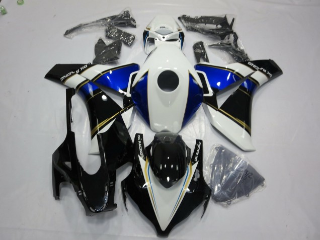 Azul & Dorado Sin Marca 08-11 Honda CBR1000RR Carenados Moto