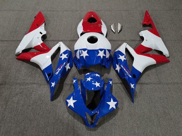 Bandera Estadounidense 07-08 Honda CBR600RR Carenados Moto Bandera Estadounidense 07-08 Honda CBR600RR Carenados Moto