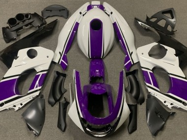 Compra Blanco Brillante & Morado Oscuro 98-07 Yamaha YZF600 Carenados Moto