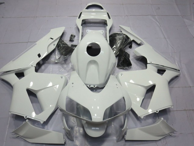 Blanco Brillo Liso 03-04 Honda CBR600RR Carenados Moto Blanco Brillo Liso 03-04 Honda CBR600RR Carenados Moto