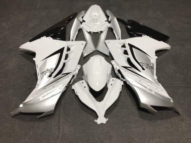 Compra Blanco Brillo & Plata 13-18 Kawasaki Ninja 300 Carenados Moto