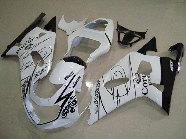 Blanco Corona 01-03 Suzuki GSXR 600-750 Carenados Moto