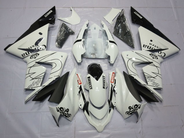 Blanco Corona 04-05 Kawasaki ZX10R Carenados Moto