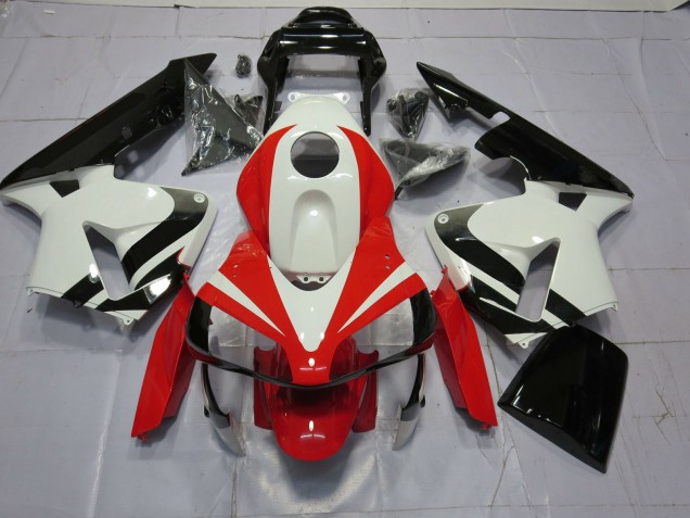 Blanco Rojo & Negro OEM 03-04 Honda CBR600RR Carenados Moto Blanco Rojo & Negro OEM 03-04 Honda CBR600RR Carenados Moto