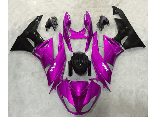 Brillo Rosa Vibrante 09-12 Kawasaki ZX6R Carenados Moto Brillo Rosa Vibrante 09-12 Kawasaki ZX6R Carenados Moto