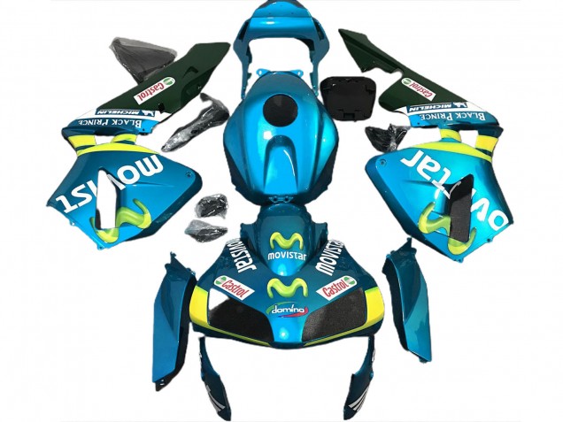 Celeste Movistar 03-04 Honda CBR600RR Carenados Moto
