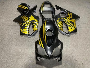 Compra Cráneo Negro Mate & Dorado 01-03 Honda CBR600 F4i Carenados Moto