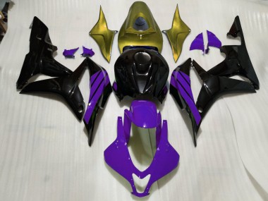 Compra Detalles En Negro Brillante Morado & Dorado 07-08 Honda CBR600RR Carenados Moto