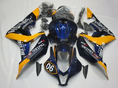 Compra Especial Azul Profundo & Amarillo 07-08 Honda CBR600RR Carenados Moto
