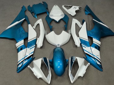 Compra Estilo Blanco Brillante & Azul Claro OEM 08-16 Yamaha R6 Carenados Moto