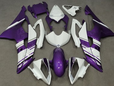 Compra Estilo Blanco Brillante & Morado OEM 08-16 Yamaha R6 Carenados Moto