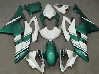 Compra Estilo Blanco Brillante & Verde Espuma De Mar OEM 08-16 Yamaha R6 Carenados Moto