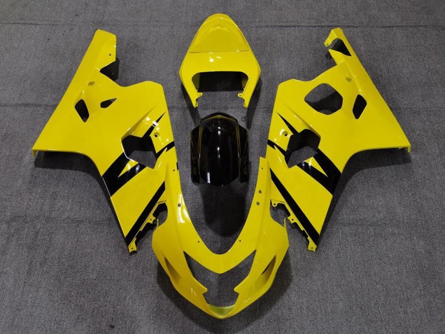 Estilo Personalizado OEM Amarillo Brillante Brillante 04-05 Suzuki GSXR 600-750 Carenados Moto Estilo Personalizado OEM Amarillo Brillante Brillante 04-05 Suzuki GSXR 600-750 Carenados Moto