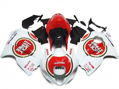 Compra Estilo Rojo Lucky Strike 97-07 Suzuki GSXR 1300 Carenados Moto