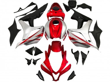 Compra Estilo Rojo & Plateado OEM 07-08 Honda CBR600RR Carenados Moto