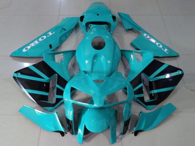 Compra Estilo Verde Azulado OEM 05-06 Honda CBR600RR Carenados Moto