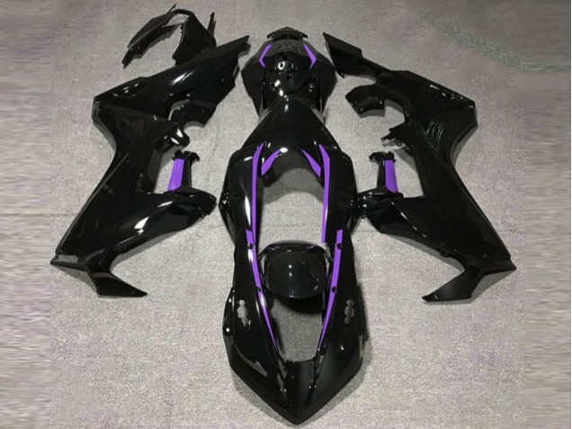 Forro Negro Brillante & Morado 17-23 Honda CBR1000RR Carenados Moto Forro Negro Brillante & Morado 17-23 Honda CBR1000RR Carenados Moto