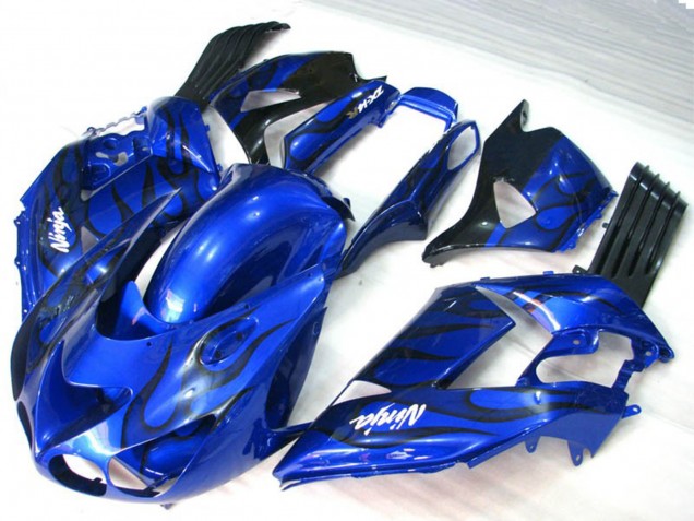 Llama Azul 06-11 Kawasaki ZX14R Carenados Moto Llama Azul 06-11 Kawasaki ZX14R Carenados Moto