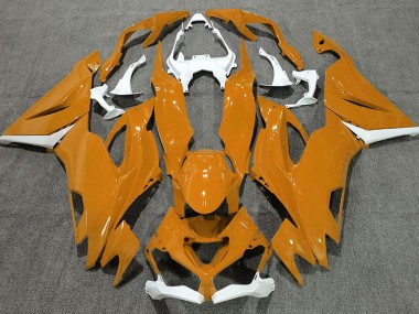 Compra Naranja Brillante & Blanco 19-23 Kawasaki ZX6R Carenados Moto