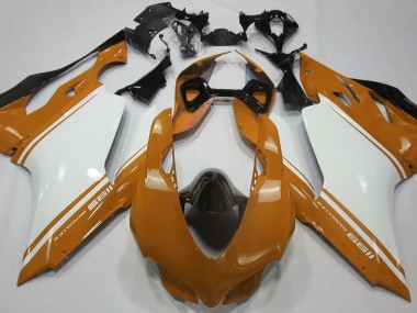 Compra Naranja Brillante Blanco & Negro 11-14 Ducati 1199 Carenados Moto