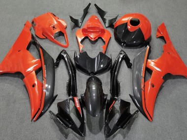 Compra Naranja Brillante & Fibra De Carbono 08-16 Yamaha R6 Carenados Moto