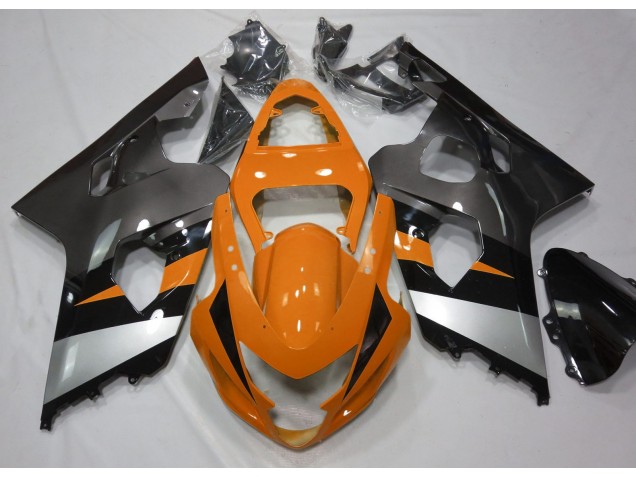 Naranja & Plata 04-05 Suzuki GSXR 600-750 Carenados Moto Naranja & Plata 04-05 Suzuki GSXR 600-750 Carenados Moto