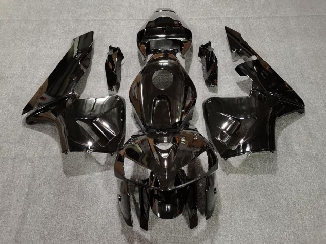Negro Brillante 05-06 Honda CBR600RR Carenados Moto Negro Brillante 05-06 Honda CBR600RR Carenados Moto