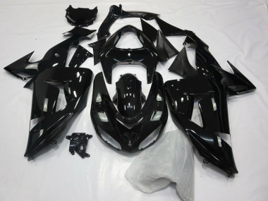 Compra Negro Brillante Liso 06-07 Kawasaki ZX10R Carenados Moto