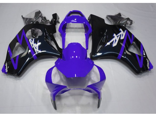 Negro Brillante & Morado 02-03 Honda CBR954RR Carenados Moto Negro Brillante & Morado 02-03 Honda CBR954RR Carenados Moto
