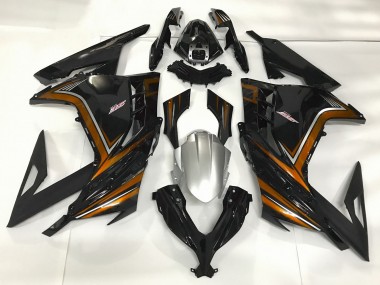 Compra Negro Brillante & Naranja 13-18 Kawasaki Ninja 300 Carenados Moto